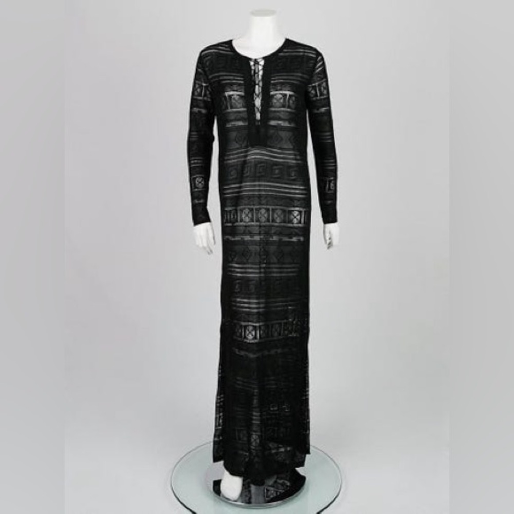 NWOT Emilio Pucci Metallic Knit Maxi Dress